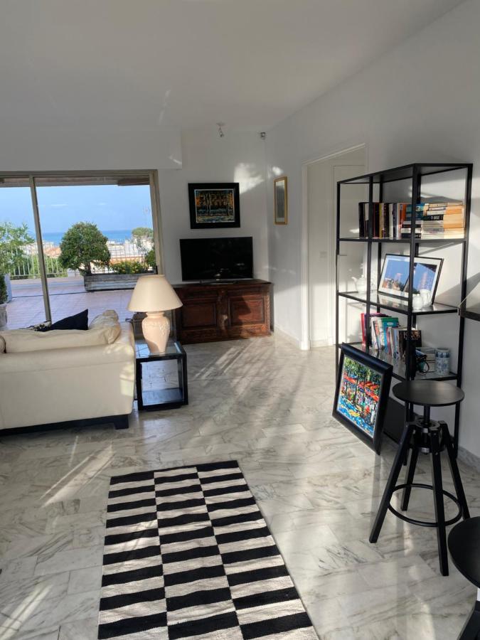 Panoramic Sea View Penthouse With Jacuzzi And 450 Sqm Terrace Apartment Antibes Bagian luar foto