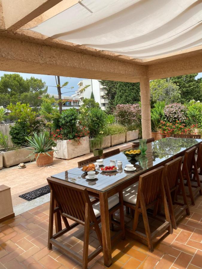 Panoramic Sea View Penthouse With Jacuzzi And 450 Sqm Terrace Apartment Antibes Bagian luar foto